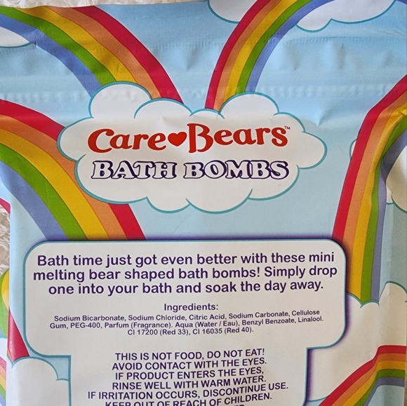 Care❤ Bears Bath Bombs with Strawberry 🍓 scent - Picture 3 of 5